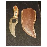 Handmade damascus knife