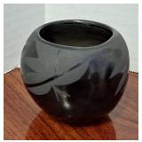 Native American Santa Clara Pot Signed