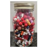 Quart Jar of Beads #3
