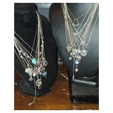 30 sterling silver chains with pendant