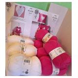 New Yarn-Instructions-Heart Blanket & Pillow Craft
