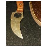 Handmade damascus knife