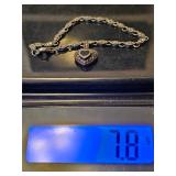 Maracasite Heart Bracelet