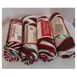 4 Skeins Christmas Yarn Craft