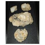 Opal host rock and specimens