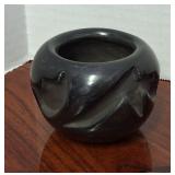 Native American Santa Clara Pot Signed