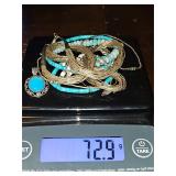 Southwestern sterling silver jewelry lot