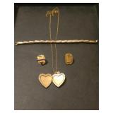 Gold filled jewelry lot
