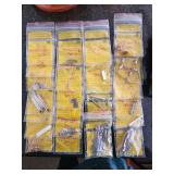 24 Pouches Jewelry Making Parts Lot