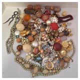 Costume Jewelry Repurpose/Crafting 1 lb Bag #3