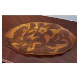 Carved Wood Serving Tray