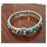 Vintage Bracelet Sterling Turquoise