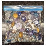 Assorted Glass Pebbles 2 Pounds #1