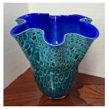 Blue Green Decorative Vase