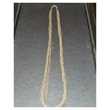 Sterling silver liquid silver chain