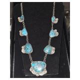 Sterling Ithaca peak 7 stone necklace