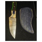 Handmade damascus knife