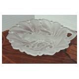 Frosted Glass Divided Dish