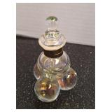 Antique Iridescent Glass Soap Bubble Inkwell
