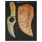 Handmade damascus knife