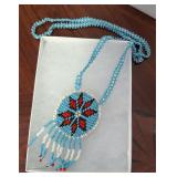 Morning Star Native American Bead Necklace