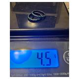 2 sterling silver stackable ring