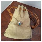 Medicine Bag Sterling Concho
