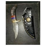 Handmade damascus knife