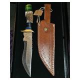Handmade damascus knife