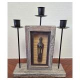 Tribal Art Candleholder