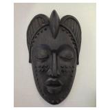 Wooden Black Tribal Mask