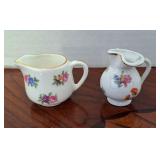 Miniature Floral Pitchers Set