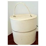 Vintage White Wig/Hat Box