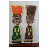 Hanging Tribal Art Metal Set 2