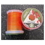 Fly Fishing Thread UTC Vinyl Rib Orange (Qty 2)
