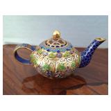 Miniature Cloisonne Teapot #1