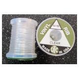 Fly Fishing Thread UTC Vinyl Clear Rib (Qty 2)