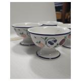 Princess House Orchard Medley Ice Cream Bowls