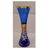 Arnort Creation Cobalt Blue Floral Vase
