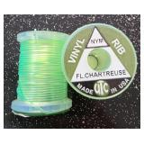 Fly Fishing Thread UTC Vinyl Fl Chartreuse(Qty 2)