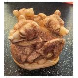 Harmony Kingdom Life's a Picnic Bears Trinket Box