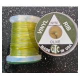Fly Fishing Thread UTC Vinyl Olive Rib (Qty 2)