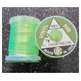 Fly Fishing Thread UTC Vinyl FL Chartreuse (Qty 2)