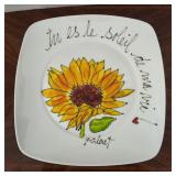 Sunflower Serving Dish