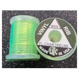 Fly Fishing UTC Vinyl Rib Fl Chartreuse(Qty 2)