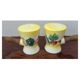 Yellow Veggie Salt and Pepper Shakers
