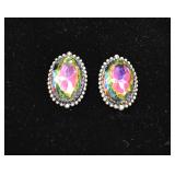 Schiaparelli Watermelon stone Clip-on Earrings