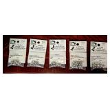 Nickel Plated Lead Dumbbell Eyes, 5 packs