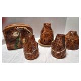 Kitschy Fishing Bears Kitchen Set