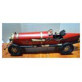 Vintage-style Open-wheel Metal Race Car